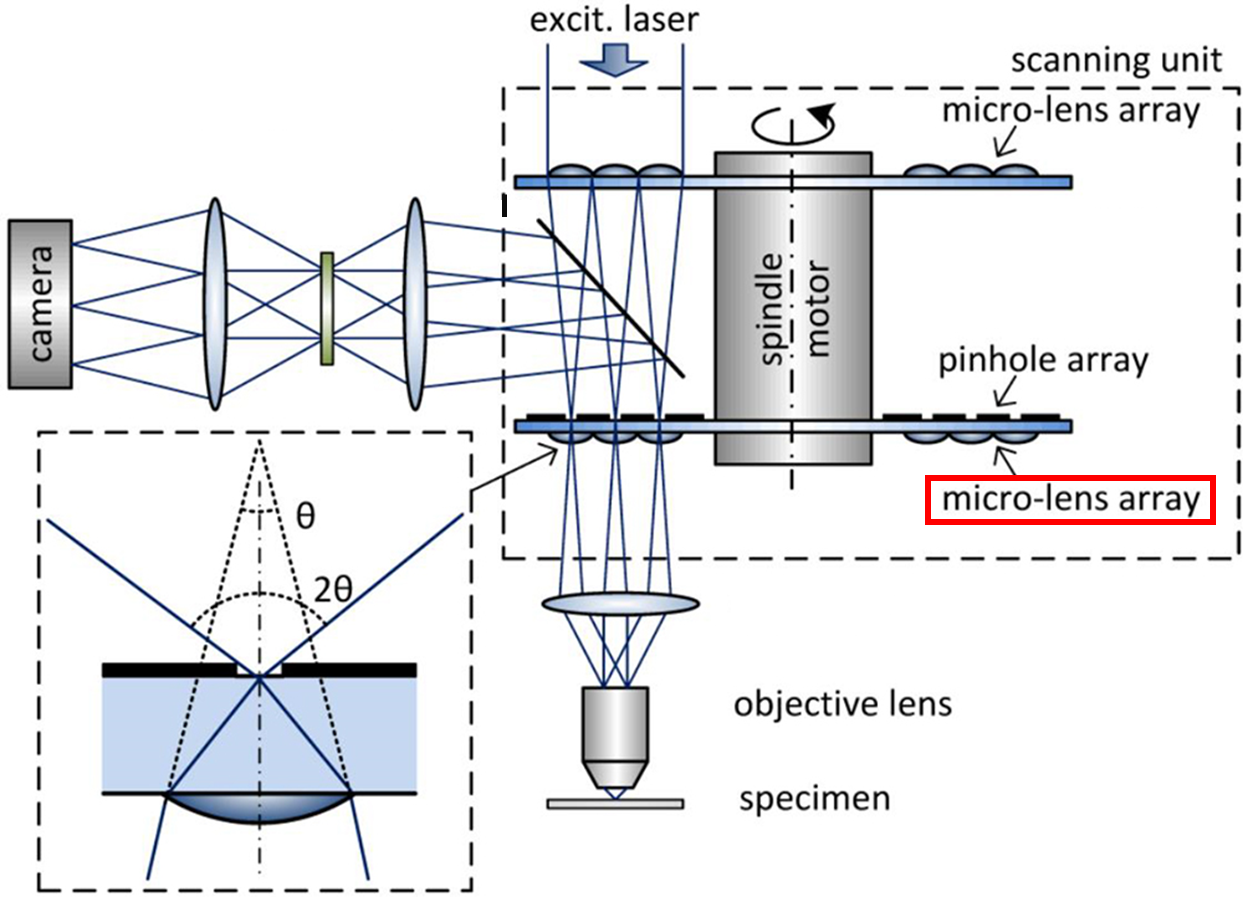 Super Resolution Spinning Disk Confocal Microscopy